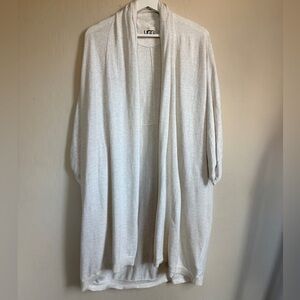 UGG Women's Soft Cream Lightweight Cardigan Poncho M/L Cozy Soft